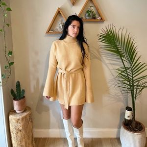 Camel Sweater Dress